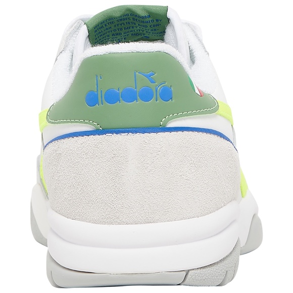 Diadora Men's Maverick Ball 'White Acid Green' 501-178766-C2416 NWT NIB - Picture 3 of 5